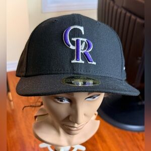 Rare New Era Low Profile Colorado Rockies Cap!!! On-Field Cap,made for the elite